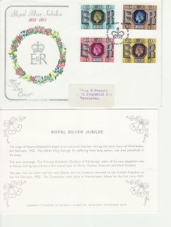 1977-05-11 GB Silver Jubilee Stamps Windsor FDC (83032)