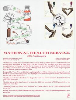 1998-06-23 Health NHS Stamps Ebbw Vale FDC (83123)