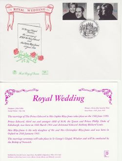 1999-06-15 Royal Wedding Stamps Windsor FDC (83139)