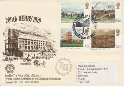 1979-06-06 Horseracing Derby 200 Epsom Carried FDC (83154)