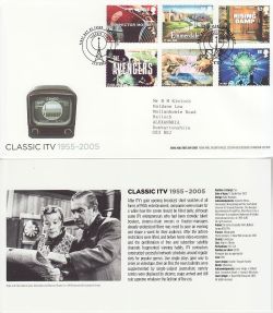 2005-09-15 Classic ITV Stamps London SE19 FDC (83183)