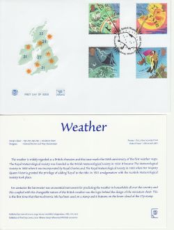 2001-03-13 Weather Stamps Snowshill FDC (83232)