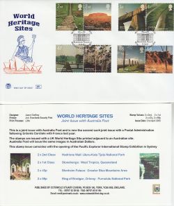 2005-04-21 World Heritage Stamps Blenheim FDC (83281)