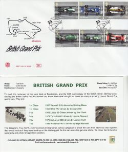 2007-07-03 Grand Prix Stamps Silverstone FDC (83302)