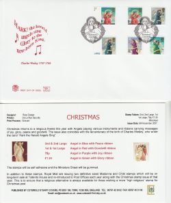 2007-11-06 Christmas Angels Stamps Bethlehem FDC (83307)
