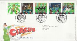 2002-04-09 Circus Stamps T/House FDC (83370)