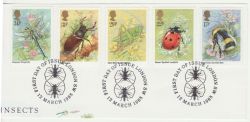1985-03-12 Insects Stamps FDC Cut Out (83400)
