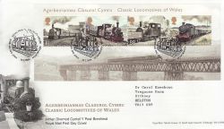 2014-02-20 Locomotives of Wales T/house FDC (83486)