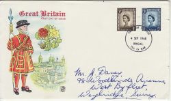 1968-09-04 IOM Definitive Stamps Douglas FDC (83494)
