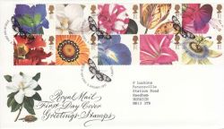 1997-01-06 Greetings Flower Stamps Kew FDC (83530)