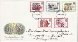 1982-11-17 Christmas Stamps Oxford FDC (83532)