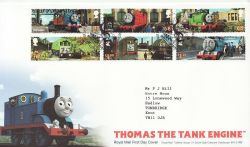 2011-06-14 Thomas the Tank Engine Stamps Box FDC (83644)