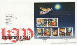 2011-11-08 Christmas Stamps M/S Bethlehem FDC (83654)