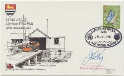 1981-07-20 RNLI Official Cover No 73 Signed (83703)