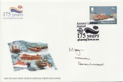 1999-03-04 IOM Lifeboat RNLI Signed FDC (83705)