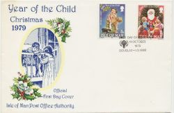 1979-10-19 IOM Christmas Year of Child FDC (83752)