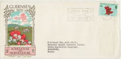 1970-08-12 Guernsey Agriculture Stamp FDC (83757)