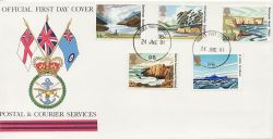 1981-06-24 National Trust Stamps Forces PO 98 cds FDC (83799)