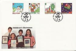1996-11-02 IOM Christmas Stamps FDC (83939)