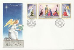 1997-11-03 IOM Christmas Stamps FDC (83956)