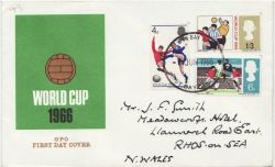 1966-06-01 World Cup Football Colwyn Bay FDC (83967)