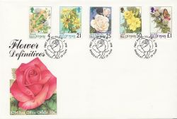 1998-02-12 IOM Flower Definitive Stamps FDC (83977)