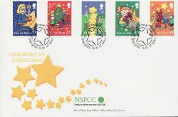 2000-11-07 IOM Christmas Stamps FDC (84002)