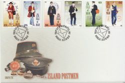 2001-04-18 IOM Island Postmen Stamps FDC (84009)