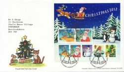 2012-11-06 Christmas Stamps M/S Bethlehem FDC (84039)