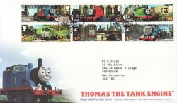 2011-06-14 Thomas the Tank Engine Stamps Box FDC (84072)