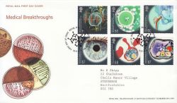 2010-09-16 Medical Breakthroughs Stamps Paddington FDC (84086)