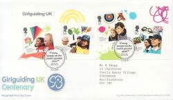 2010-02-02 Girlguiding Stamps M/S Guide Blackburn FDC (84101)