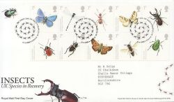 2008-04-15 Insects Stamps Crawley FDC (84142)