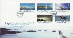2005-07-21 Guernsey Sea Guernsey Stamps FDC (84251)