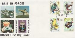 1980-01-16 British Birds Stamps FPO 43 cds FDC (84271)
