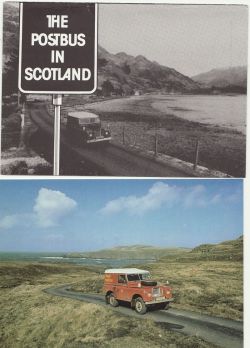 1980-07-16 The Postbus in Scotland Postcard (84299)