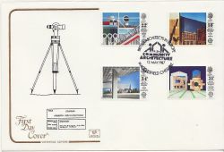 1987-05-12 Architects in Europe Macclesfield FDC (84330)