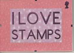 I Love Stamps Handmade 7 x 5 Wall Art (84491)