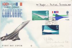 1969-04-09 First Flight of Concorde 002 S Shields cds (84533)