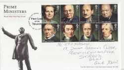 2014-10-14 Prime Ministers Stamps London SW1 FDC (84596)