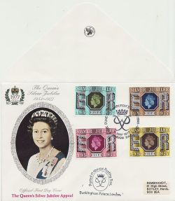 1977-05-11 GB Silver Jubilee Stamps London SW1 FDC (84754)
