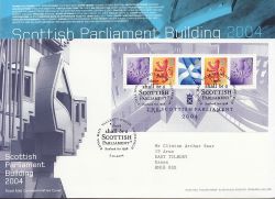 2004-10-05 Scottish Parliament M/S T/House FDC (84819)