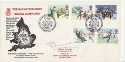 1990-11-13 Christmas Stamps S Army London EC1 FDC (84854)