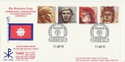 1993-06-15 Roman Britain Stamps S Army London FDC (84858)