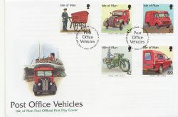 2003-02-14 IOM Post Office Vehicles Stamps (84895)
