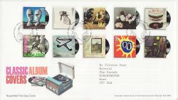 2010-01-07 Classic Album Covers Stamps T/House FDC (84960)