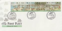 1988-01-26 Australia The First Fleet Stamps FDC (85023)