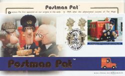 2000-03-21 Postman Pat Booklet Stamps FDC (85131)