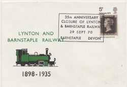 1970-09-29 Lynton and Barnstaple Railway Anniv Souv (85212)