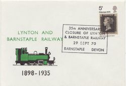 1970-09-29 Lynton and Barnstaple Railway Anniv Souv (85213)
